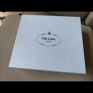 prada shoebox for combat boots